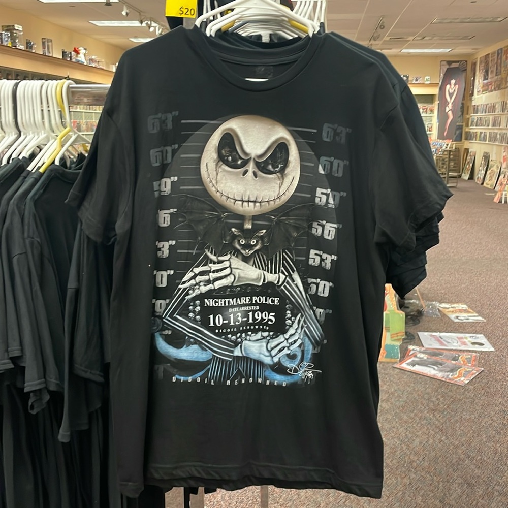 Nightmare before Christmas t shirt size Large.